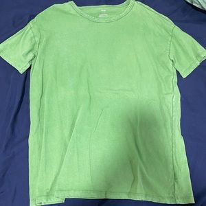Oversized green tee